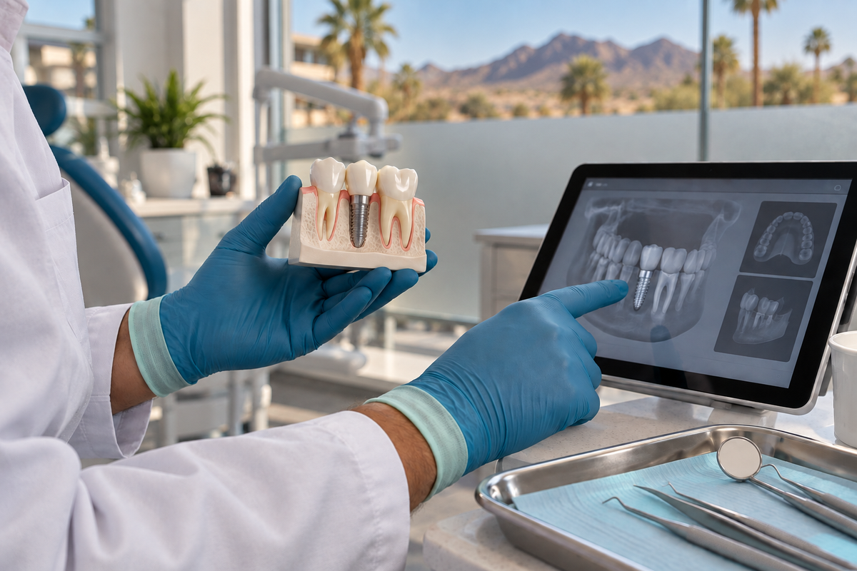 Dental care planning illustration